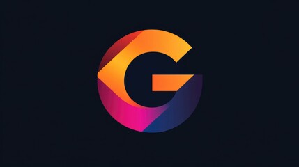 Letter G logo design with a modern and stylish aesthetic featuring a bold and impactful representation of the letter in a creative format