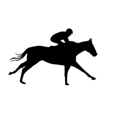 Jockey On Horse
