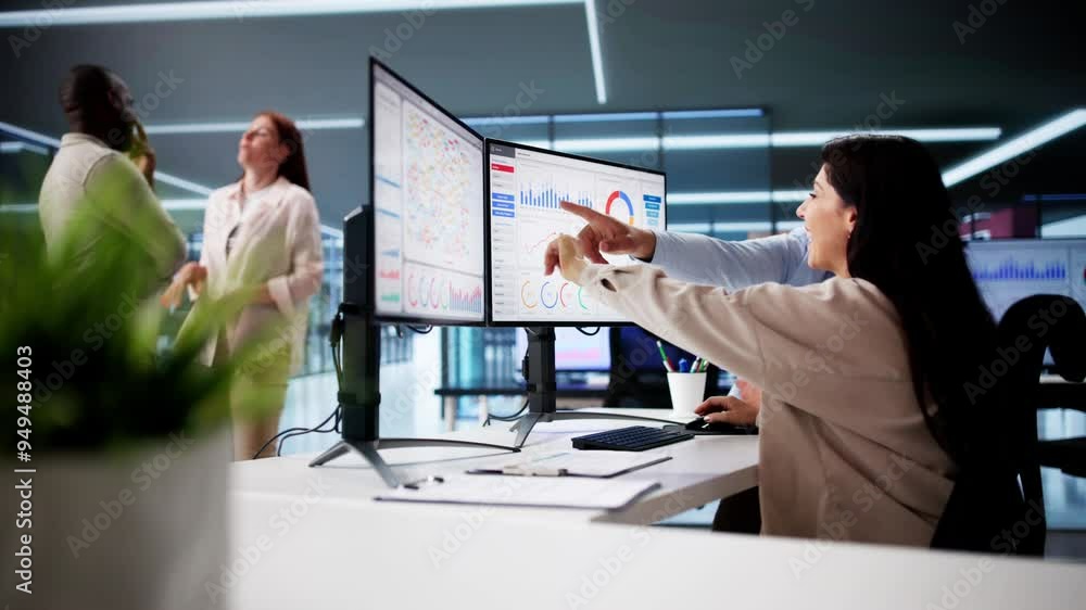 Aufkleber Data Analyst Using Data Analytics KPI
