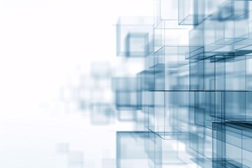 Minimalistic technology abstract background with a focus on clean lines and geometric shapes, offering a modern aesthetic and ample copy space.