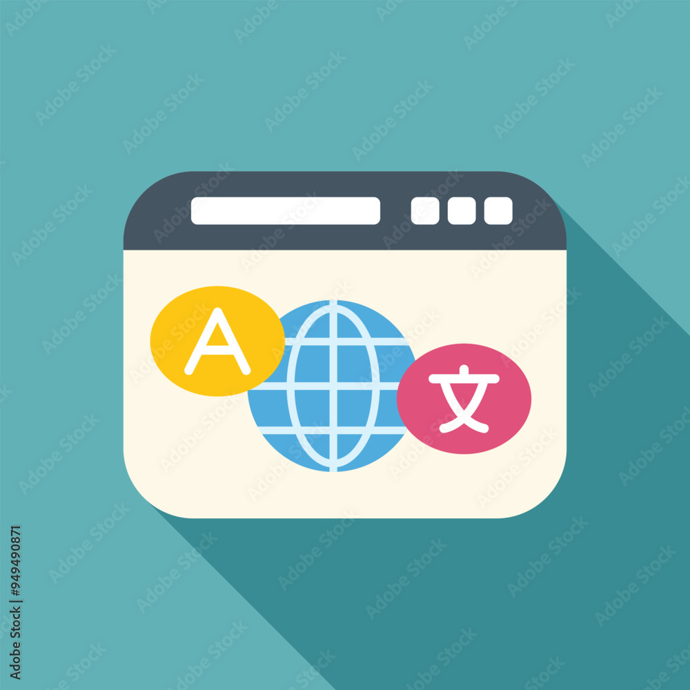 Poster website page is showing different languages around the world with globe icon