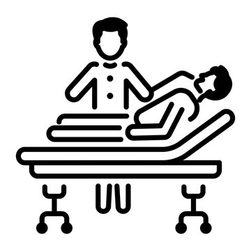 recommend clip art: An outline icon of dental checkup