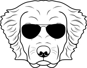 Maremma Sheepdog In Sunglasses