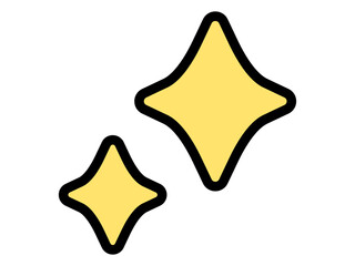 キラキラ(黒縁)