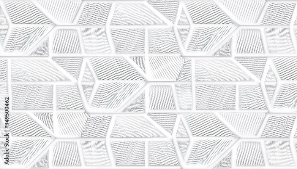 Poster modern 3d abstract white silver geometric rippled universal background for business presentation. ab