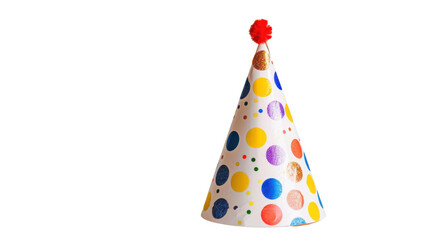 Party hat isolated on white background 