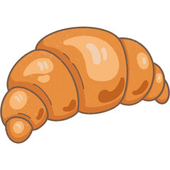 Baking croissant icon