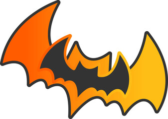A cartoon Halloween bat.