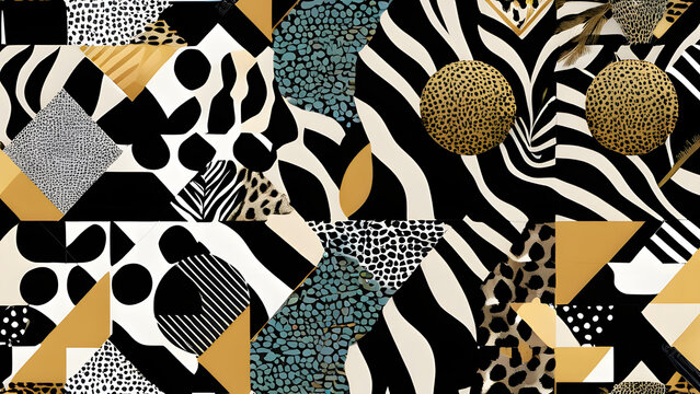 seamless zebra pattern