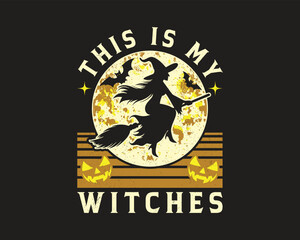 Vector Halloween t-shirt design, Best Halloween t-shirt design for Halloween day, happy Halloween October 31 t-shirt design template.