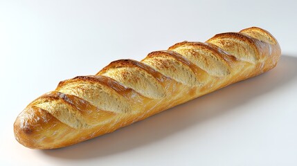 Deliciously baked baguette ready to be savored