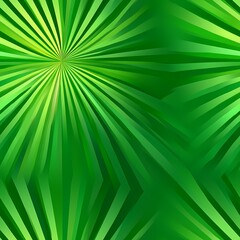 Fototapeta premium Abstract green radial burst pattern with dynamic lines and vivid colors.
