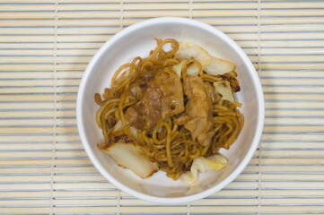 シンプルな焼きそば