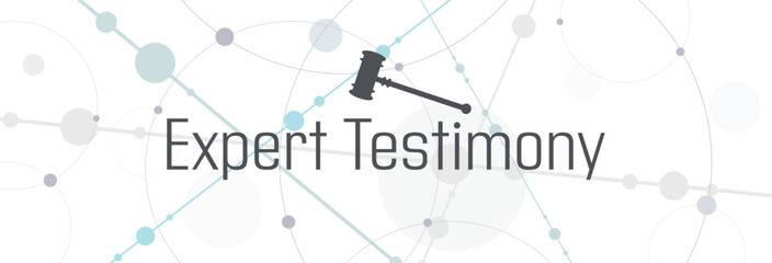 expert testimony text on white background