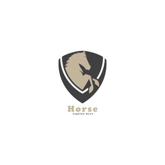 horse logo icon vector template