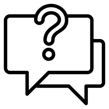 recommend clip art: Question Outline Icon