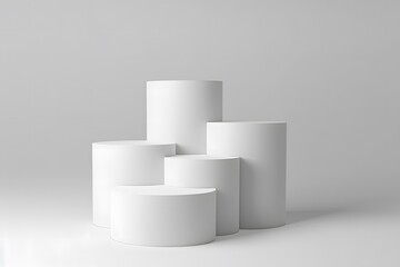 Elegant White Product Display