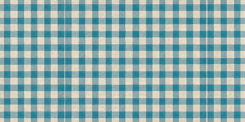 Vintage blue gingham pattern reminiscent of classic Americana charm, perfect for retro designs