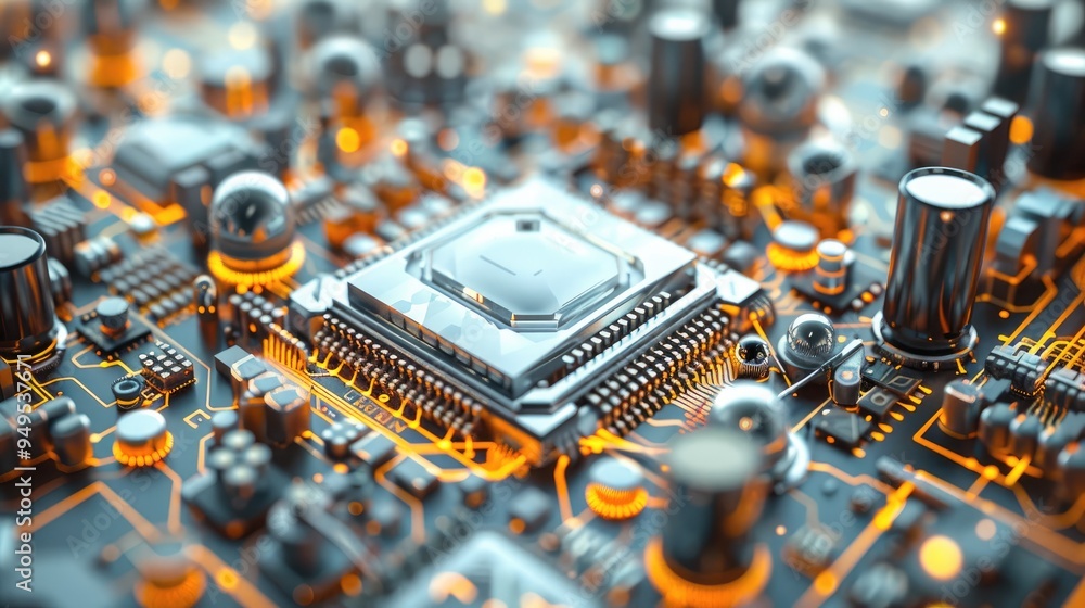 Leinwandbilder explore the use of advanced materials in the construction of stacked circuitry to enhance electron m
