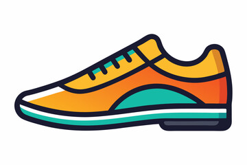 unique shoes and  boots icon vector illustration 