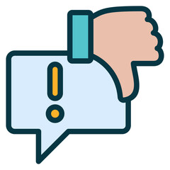 Critique Outline Color Icon