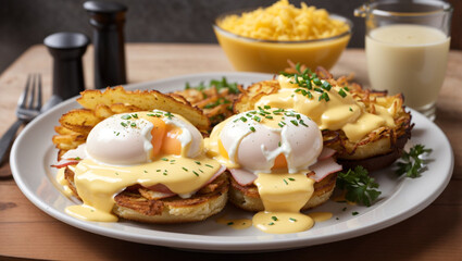 egg with bacon and toast