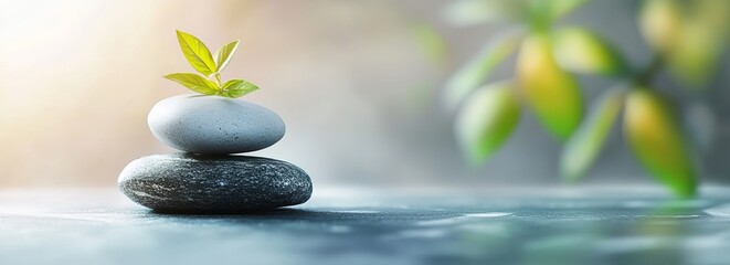 Stress management and mental wellness banner with copyspace for design and messaging, Techniques for managing stress effectively to promote a healthy mind and body.