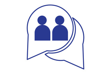 Chat icon vector isolated on background. Trendy message symbol. Pixel perfect. illustration EPS 10. - Vector.