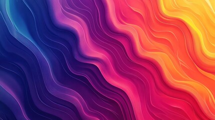 Fototapeta premium Abstract Wavy Gradient Background