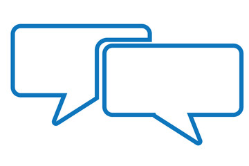 Speaking people, icon, vector. Chat, dialog bubble.