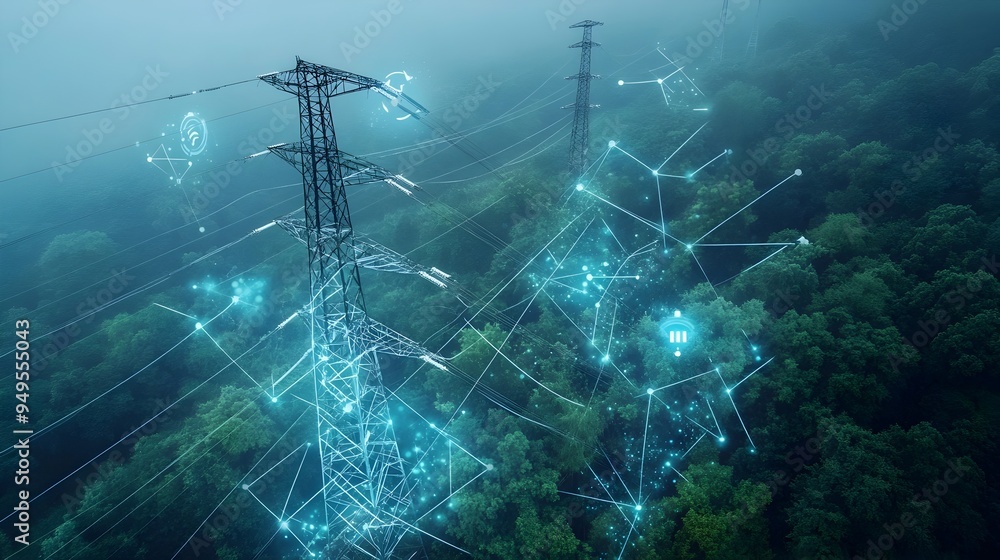 Poster comprehensive iot data analysis enabling efficient and intelligent high voltage power pole installat