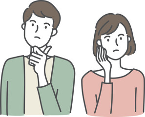 何かを考える人たち_男女02