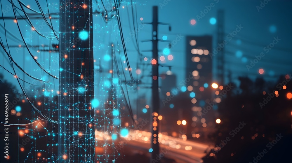 Poster real time iot data fueling optimization of high voltage power pole installation to enhance grid effi