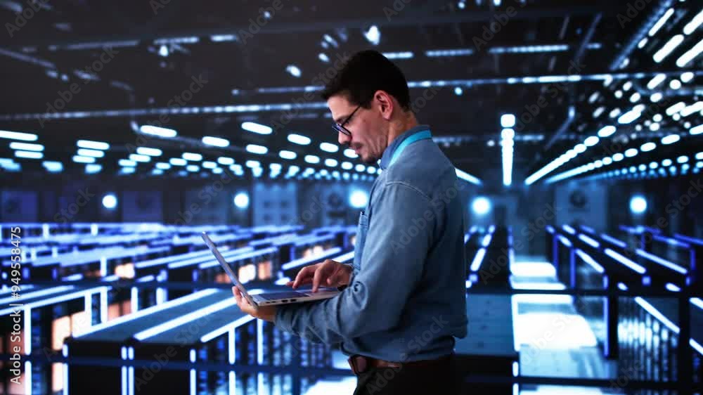 Poster analyst engineer in cloud data center