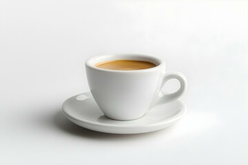 Fototapeta premium coffee cup, espresso cup. white background