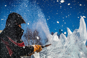 厳寒の氷彫刻世界大会