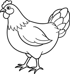 Feathered Chicken Design