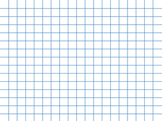 blue grid square graph line full page on white paper background