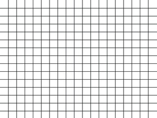 black grid square graph line full page on white paper background © Murasaki