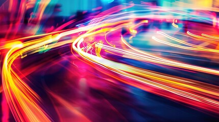 Light trail wallpaper