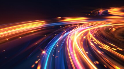 Light trail wallpaper