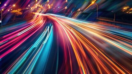 light trail pattern wallpaper