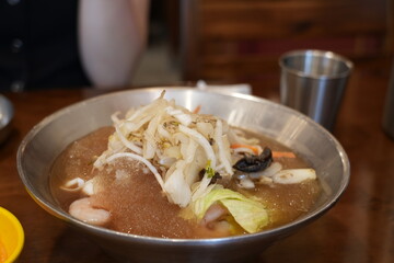 냉짬뽕, 한국의 요리