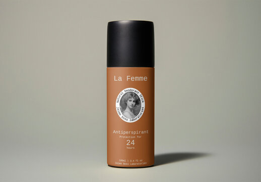 Product Packaging Deodorant Mockup With Generative AI
