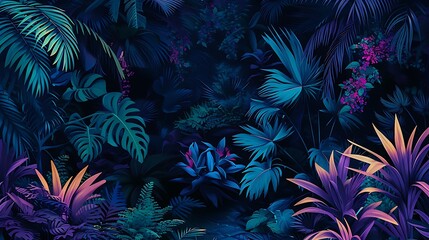 A dark violet top with a simple pattern in a rainforest