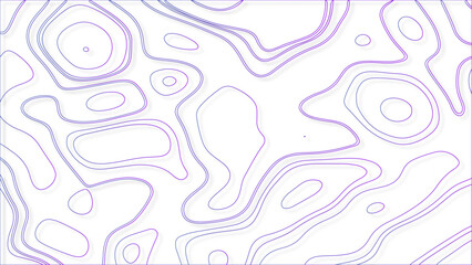 Stylized topographic contour height in lines and contours. The concept of conventional geography and route of the area. Horizontal size canvas.