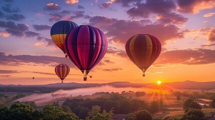 Hot air balloon wallpaper