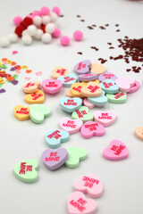 Conversation Hearts or Valentines Day - Multi Color Be Mine Candy Heart