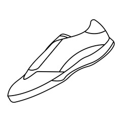 Shoes Line Art Illustration