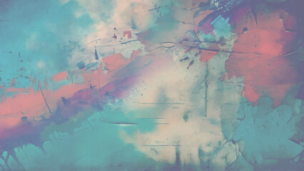 Colorful Paint Plaster. Grunge Wall Background